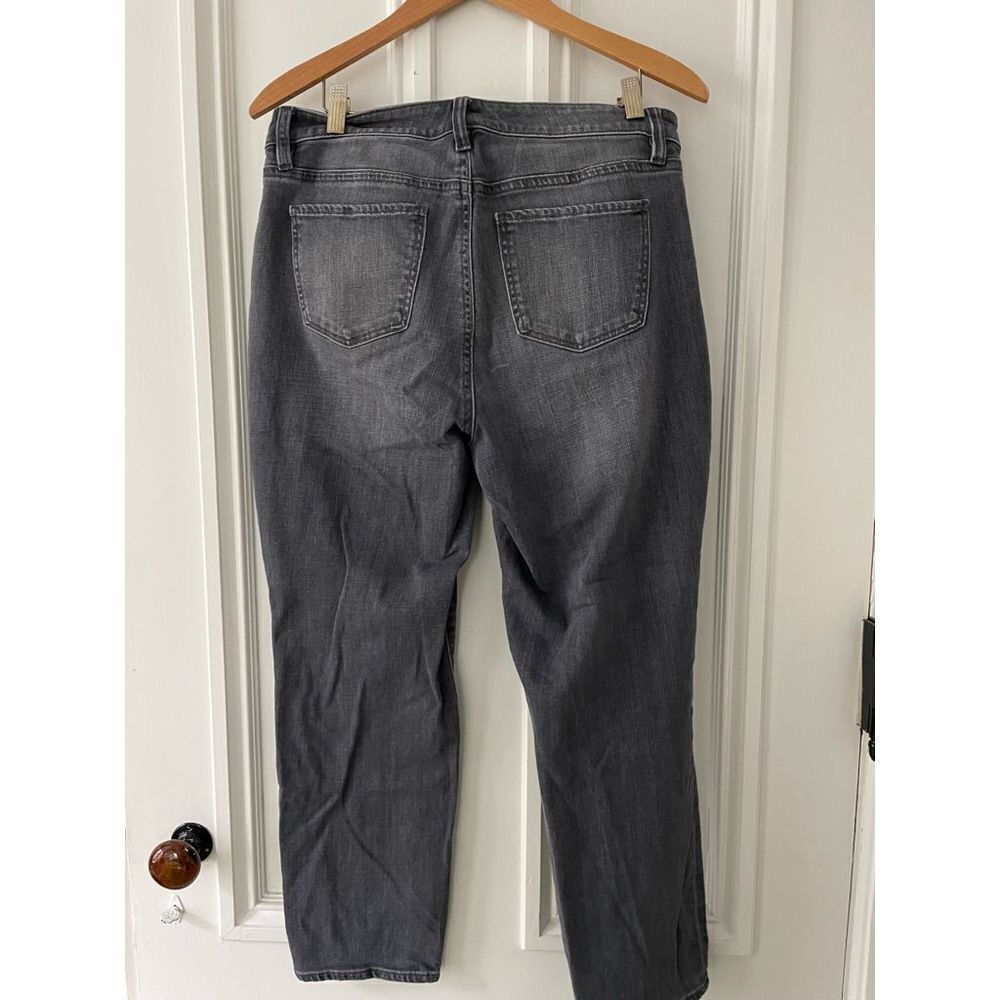 Talbots slim ankle gray jeans 10p - Picture 2 of 5